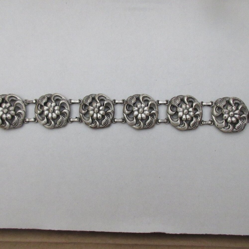 Vintage Coro Silver Tone Bracelet